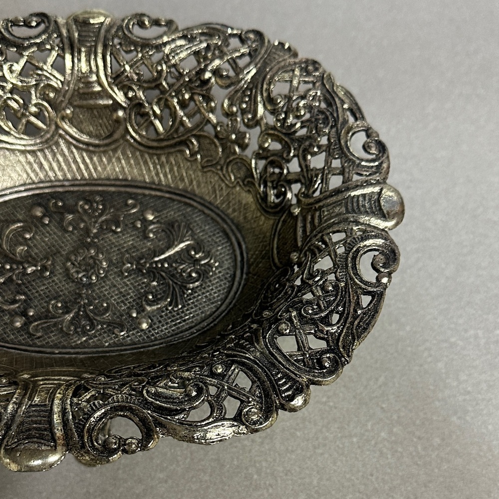 Ornate Gold Decorative Bowl - Picture 6 of 13